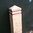 Diamond topped double grooved 6x6inch (15x15cm) bollard - up to 4ft (1.2m)