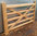 Woodmancote Dried Oak entrance gate up to 1.83m-6' wide