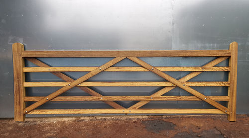 Woodmancote Plus Iroko entrance gate up to 3.66m-12' wide