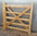 Woodmancote Green Oak entrance gate up to 1.22m-4' wide
