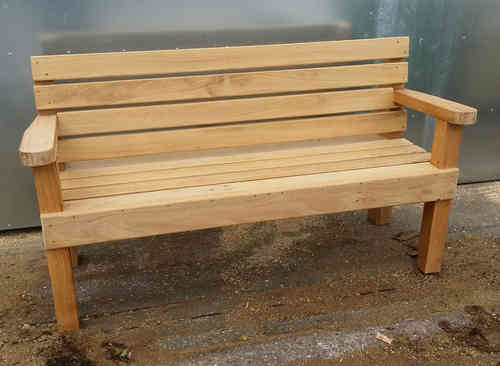 Standard 4'-1.2m oak seat