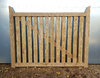 Paled Green Oak morticed garden gate up to 6'-1.8m wide