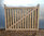 Paled Green Oak morticed garden gate up to 6'-1.8m wide