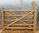 Kingscote Green Oak entrance gate up to 1.83m - 6ft wide