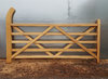 Kingscote Iroko entrance gate up to 2.75m - 9ft wide