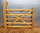 Kingscote Iroko entrance gate up to 1.8m - 6ft wide