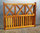 Iroko Frearson gate - up to 6ft 1.8m wide