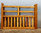 Iroko Foxhole gate - up to 6ft 1.8m wide