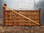 Iroko Devon morticed garden gate up to 8' 2.44m wide
