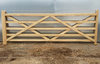 Woodmancote Dried Oak entrance gate up to 3.66m - 12' wide