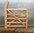 Kingscote Dried Oak entrance gate up to 1.22m - 4ft wide