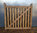 Paled Dried Oak morticed garden gate up to 4'-1.2m wide