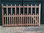 Palacade Dried Oak paled garden gate up to 6'-1.8m wide and 4'-1.2m high