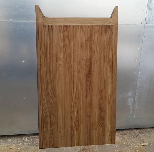 Dried Oak Marchelle solid gate - Sizes up to 1.22m wide x 1.83m high