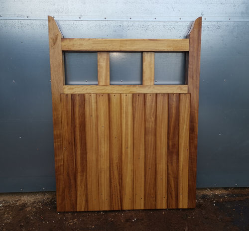 Iroko Marchelle gate - Sizes up to 1.22m wide x 1.22m high