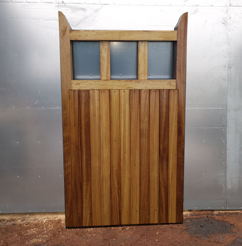 Iroko Marchelle gate - Sizes up to 1.22m wide x 1.83m high