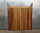 Iroko Marchelle solid gate - Sizes up to 1.22m wide x 1.22m high